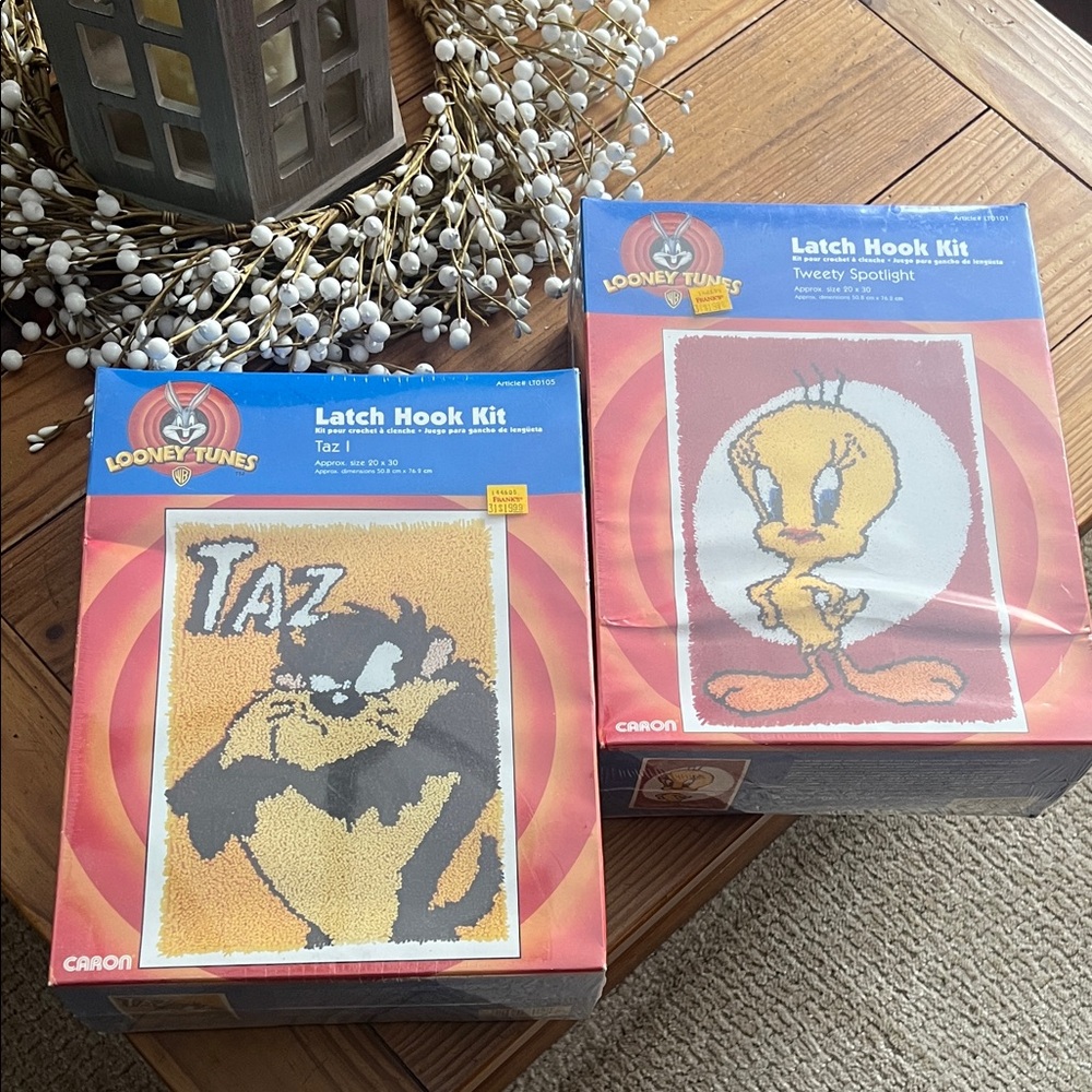 Warner Bros. Looney Tunes Taz Latch Hook Kit - VINTAGE